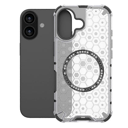 Futrola MagSafe za Apple iPhone 17, Techsuit, HoneyComb Shield, Bijela