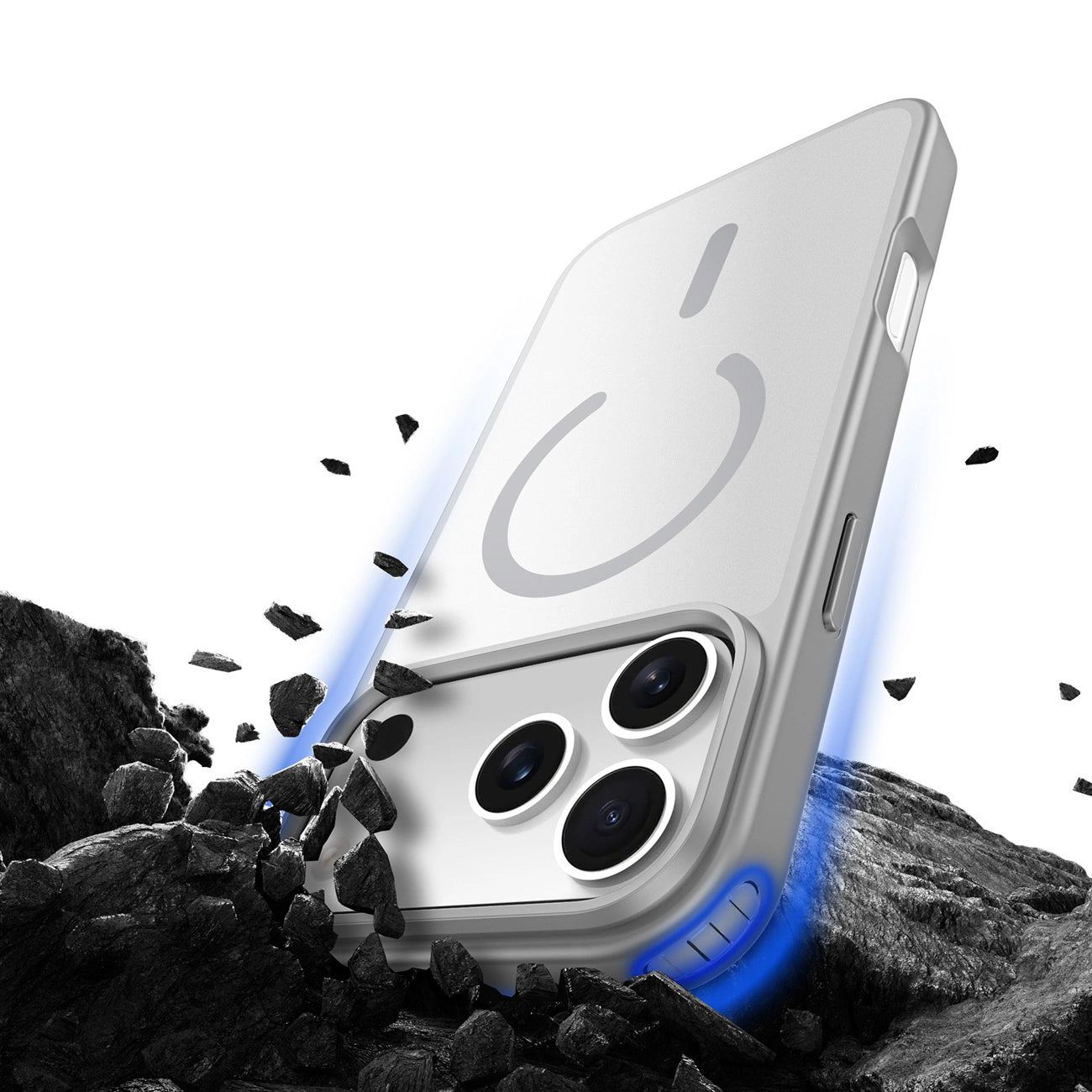 Futrola MagSafe za Apple iPhone 17 Pro, DUX DUCIS, Yind, Siva