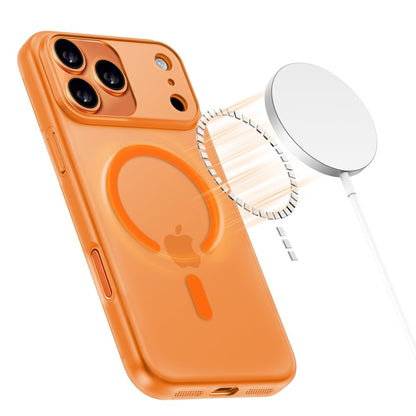 Futrola MagSafe za Apple iPhone 17 Pro Max, Tech-Protect, MagSlim, Mat narančasta