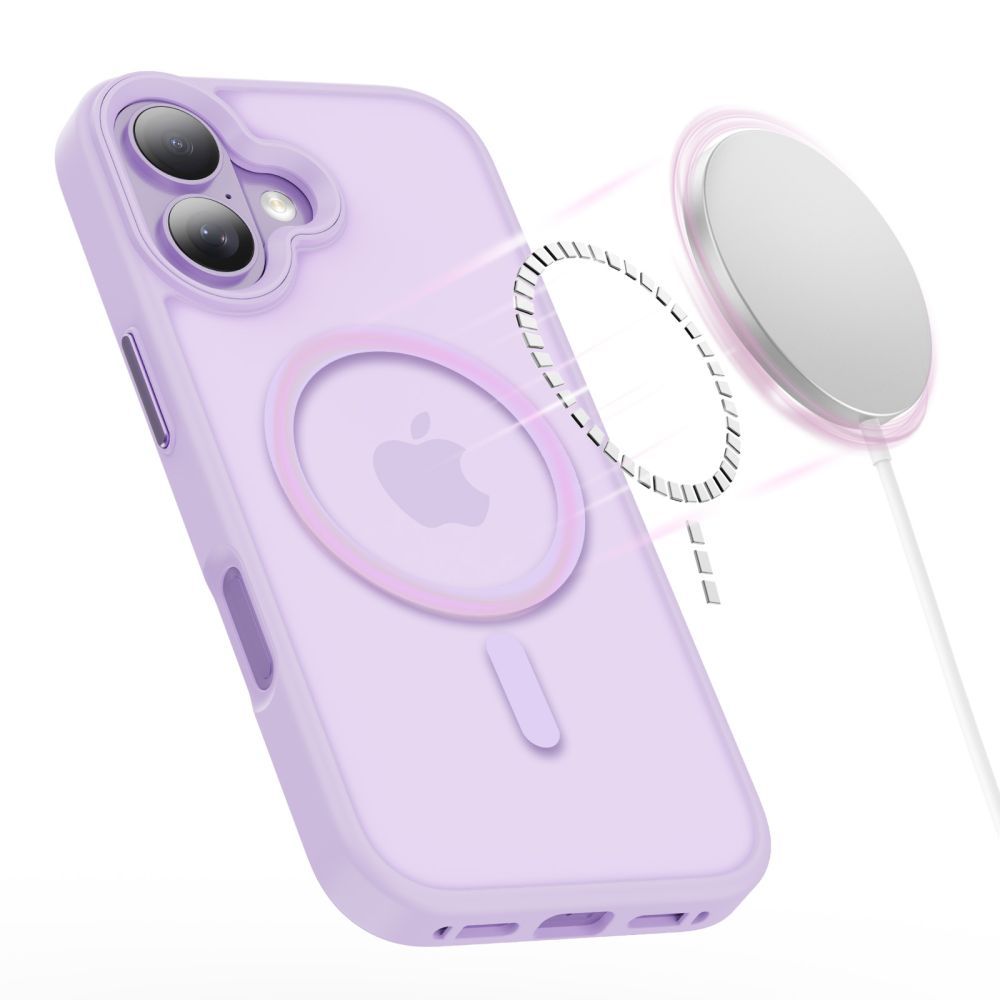 Futrola MagSafe za Apple iPhone 17, Tech-Protect, Magmat, Ljubičasta Mat