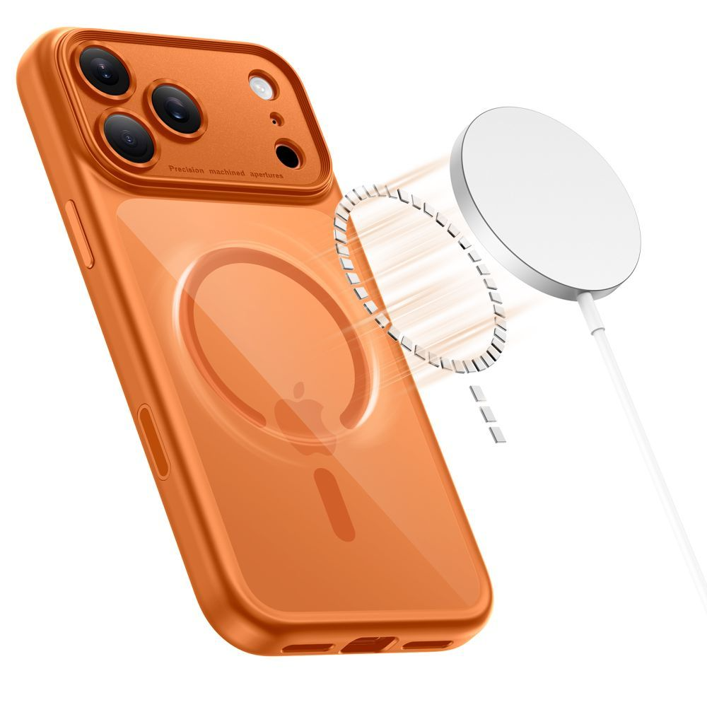 Futrola MagSafe za Apple iPhone 17 Pro, Tech-Protect, MagPeak, Narančasta