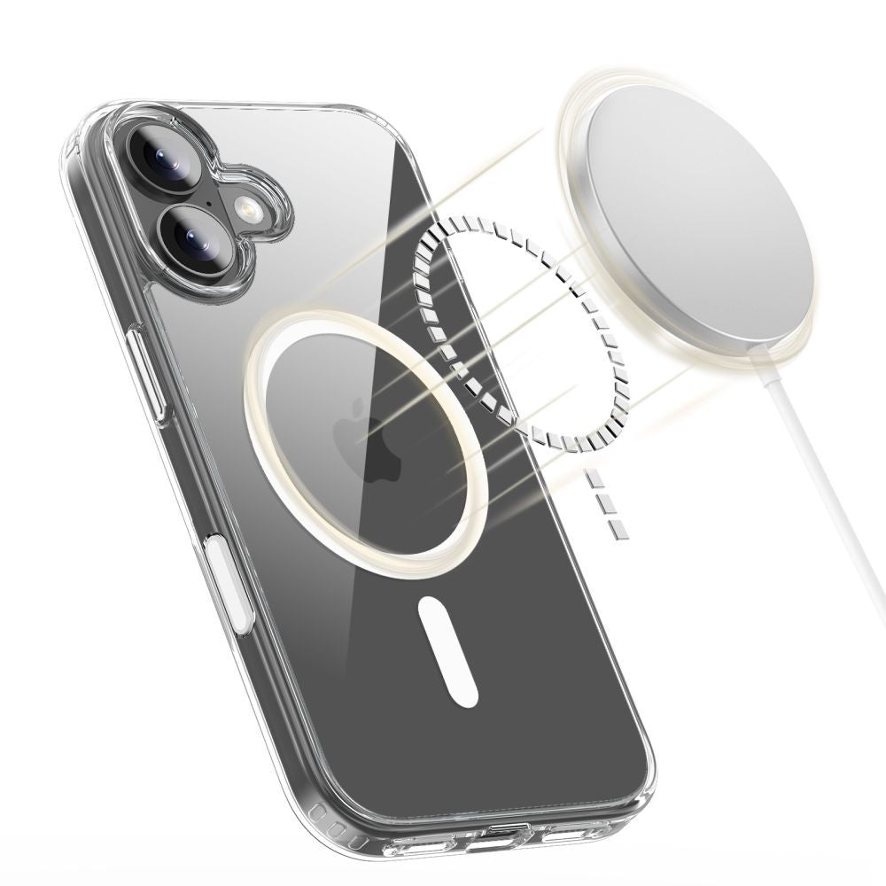 Futrola MagSafe za Apple iPhone 17, Tech-Protect, Flexair Hybrid CC, Prozirna