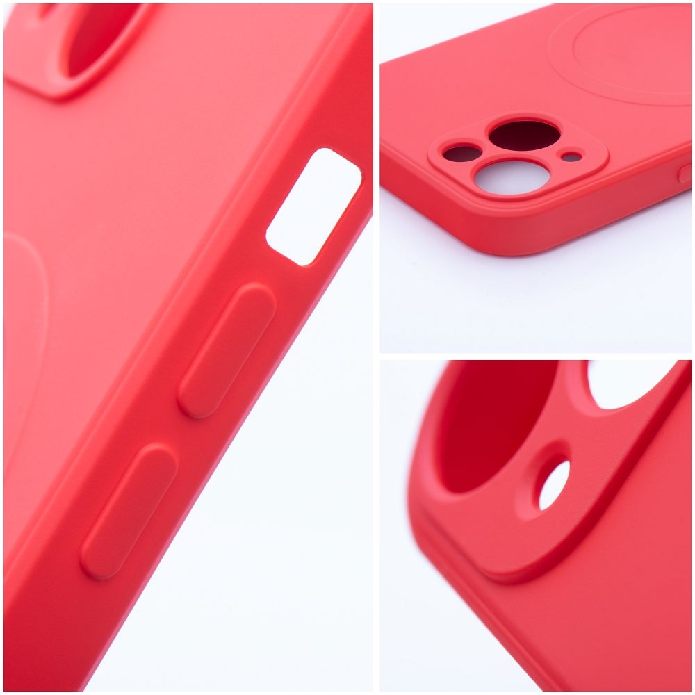 MagSafe maska za Apple iPhone 17e / 16e, OEM, Silicone Mag, Crvena