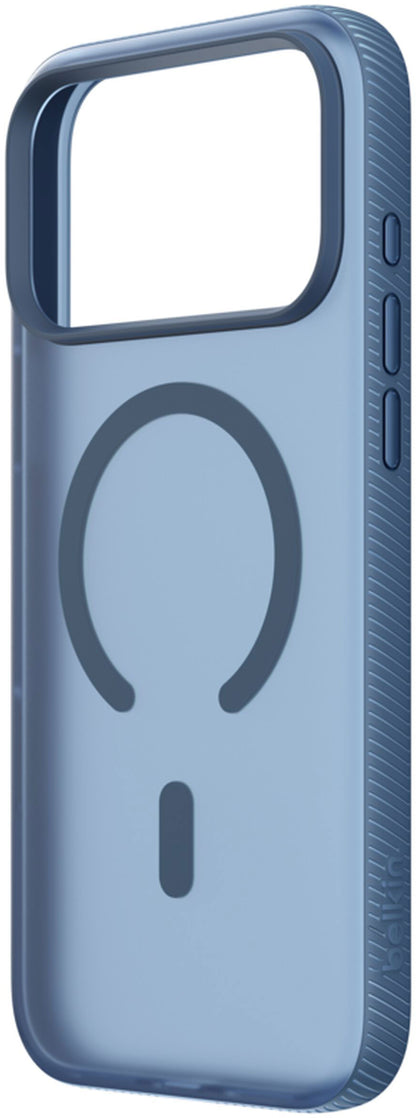 Maska MagSafe za Apple iPhone 17 Pro Max, Belkin, SheerForce Grip, Tamnoplava MSA036hqNY