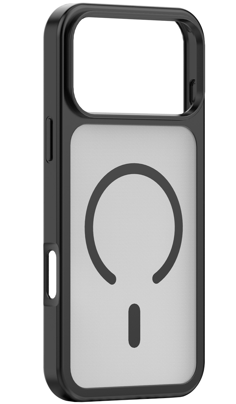 MagSafe maska za Apple iPhone 18 Pro / 17 Pro, OEM, Mag Big Hole, mat crna