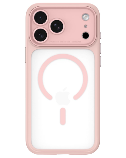 MagSafe maska za Apple iPhone 18 Pro / 17 Pro, Tech-Protect, MagPeak CC, mat ružičasta