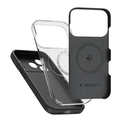 Futrola MagSafe za Apple iPhone 17 Pro, Tech-Protect, Silikon, Crna