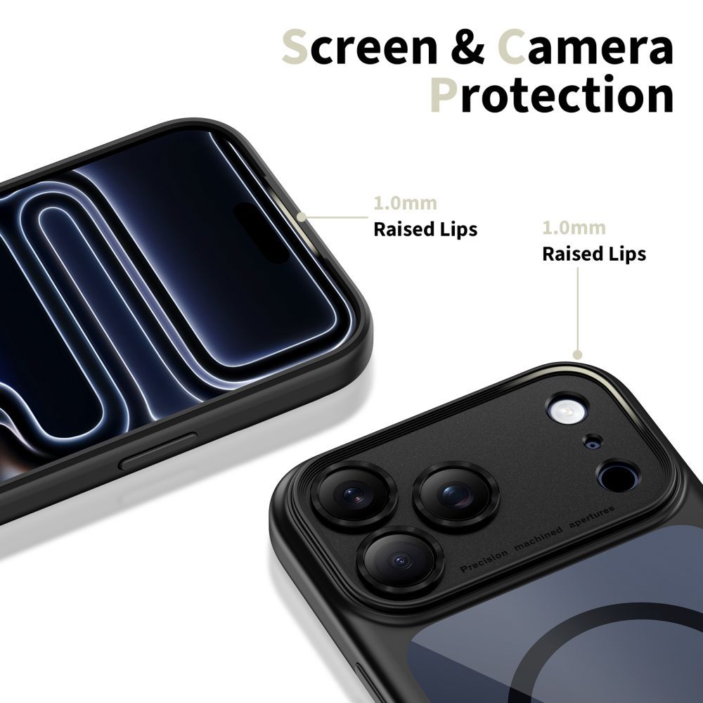 Futrola MagSafe za Apple iPhone 17 Pro, Tech-Protect, MagPeak, Crna