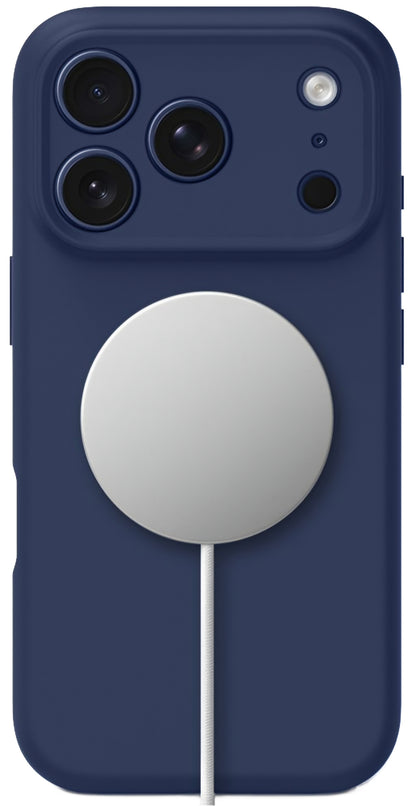 Futrola MagSafe za Apple iPhone 17 Pro, Tech-Protect, Silikon, Tamnoplava