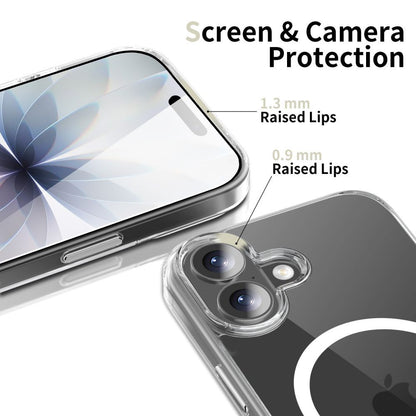 Futrola MagSafe za Apple iPhone 17, Tech-Protect, Flexair Hybrid CC, Prozirna