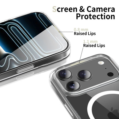 MagSafe futrola za Apple iPhone 17 Pro, Tech-Protect, Flexair Hybrid CC, Prozirna