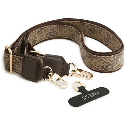 MagSafe futrola za Apple iPhone 17, Guess, 4G Strass Logo with Big Strap, Smeđa, Ponovno zapakirano