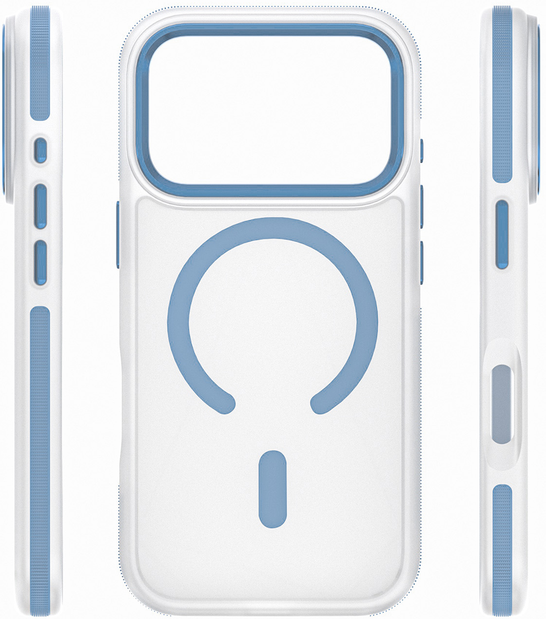 MagSafe futrola za Apple iPhone 18 Pro / 17 Pro, Etteri, Icy Mag, Plava