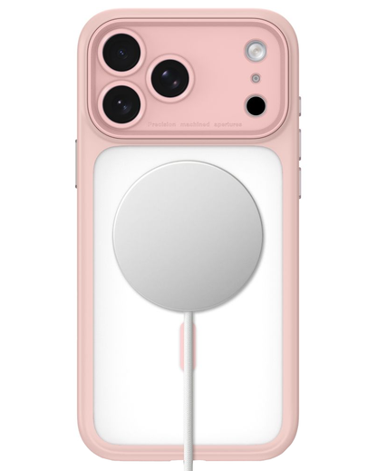 MagSafe maska za Apple iPhone 18 Pro / 17 Pro, Tech-Protect, MagPeak CC, mat ružičasta