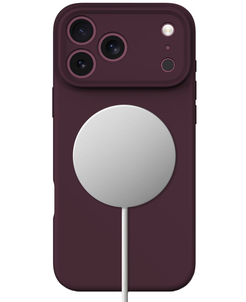 MagSafe maskica za Apple iPhone 18 Pro / 17 Pro, Tech-Protect, silikonska, bordo crvena