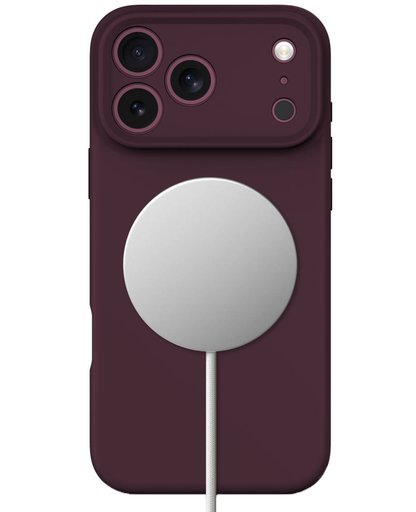 MagSafe maskica za Apple iPhone 18 Pro / 17 Pro, Tech-Protect, silikonska, bordo crvena