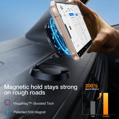 MagSafe futrola za Apple iPhone 16 Pro Max, Torras, Pstand, Prozirna