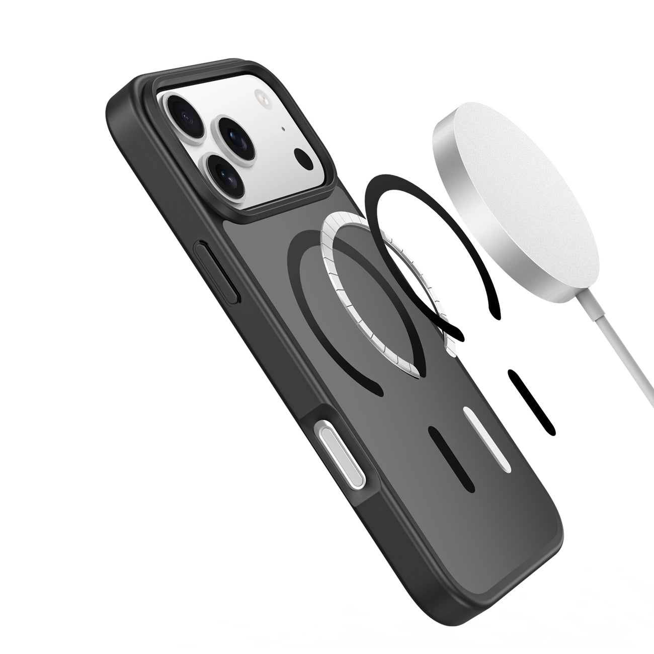 Futrola MagSafe za Apple iPhone 17 Pro, DUX DUCIS, Yind, Crna