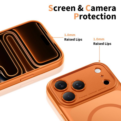 Futrola MagSafe za Apple iPhone 17 Pro, Tech-Protect, MagPeak, Mat Narančasta