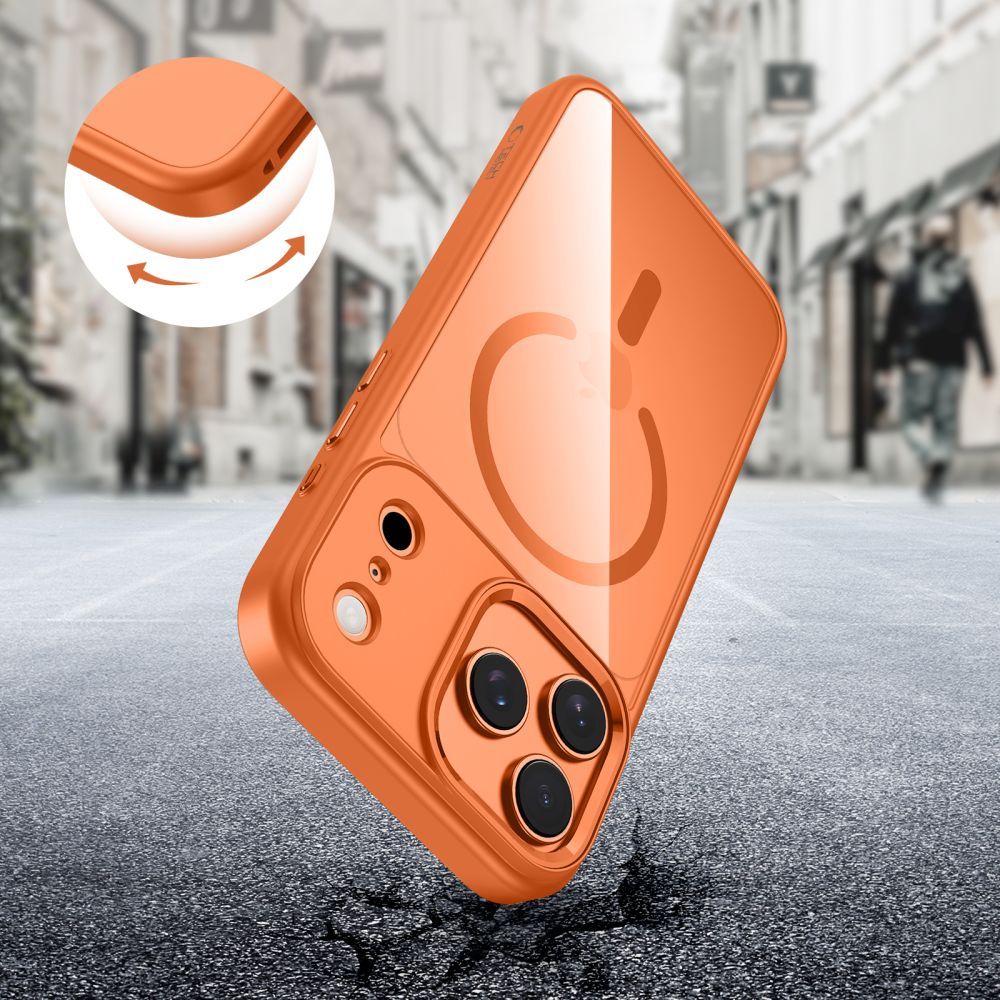 MagSafe futrola za Apple iPhone 17 Pro, Tech-Protect, Magmat, Narančasta