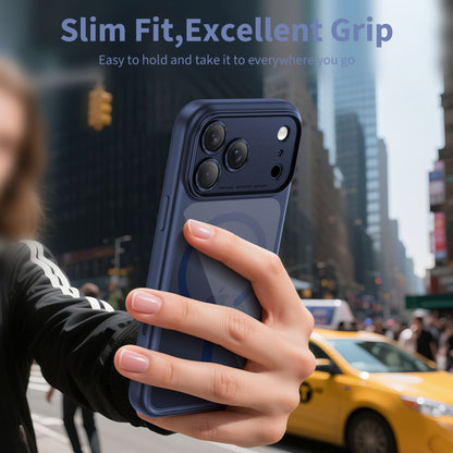 Futrola MagSafe za Apple iPhone 17 Pro Max, Tech-Protect, MagPeak, Tamnoplava