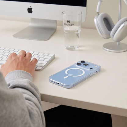 MagSafe maska za Apple iPhone 18 Pro / 17 Pro, Tech-Protect, Flexair, Prozirna