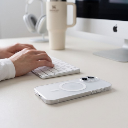 MagSafe futrola za Apple iPhone 17, Tech-Protect, MagZero, Mat Bijela