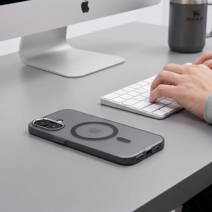 MagSafe futrola za Apple iPhone 17, Tech-Protect, MagZero, Crna Mat