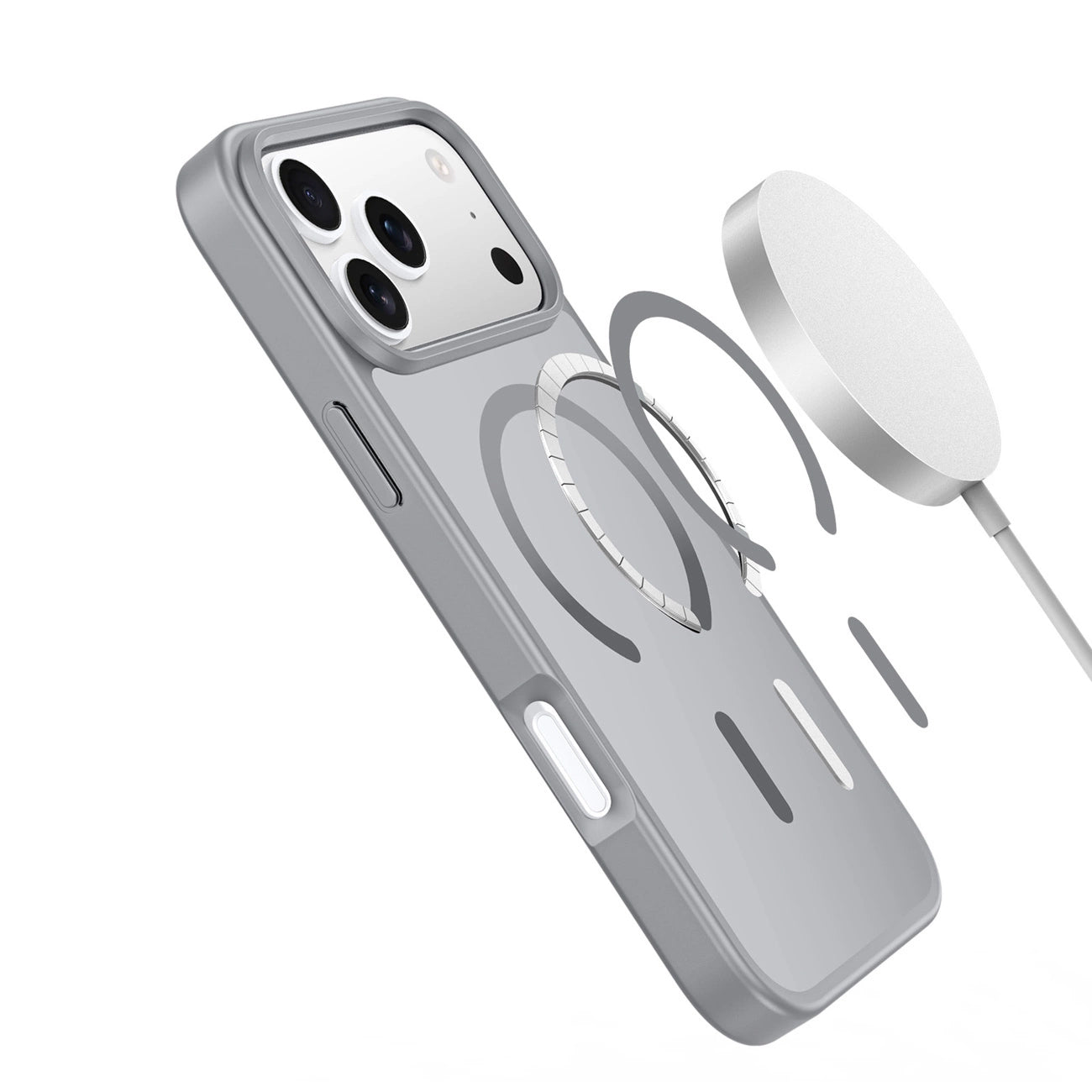 Futrola MagSafe za Apple iPhone 17 Pro Max, DUX DUCIS, Yind, Siva