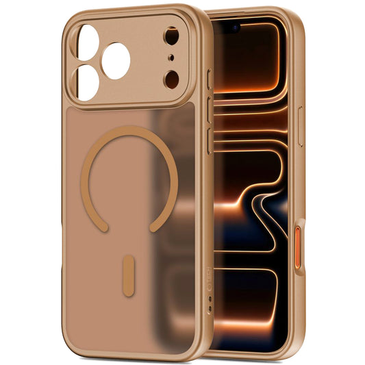 Futrola MagSafe za Apple iPhone 17 Pro Max, Tech-Protect, BasicMag, Mat smeđa