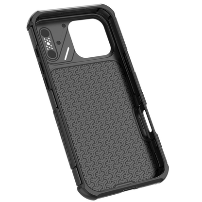 MagSafe maska za Apple iPhone 16 Pro, OEM, Karbonska i Zaštita Uglova, Crna