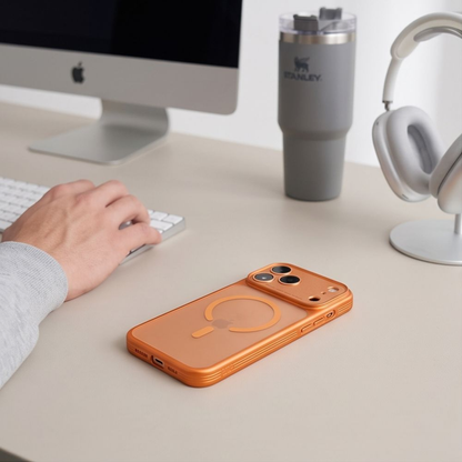 MagSafe futrola za Apple iPhone 18 Pro Max / 17 Pro Max, Tech-Protect, MagPrime CC, Mat Narančasta