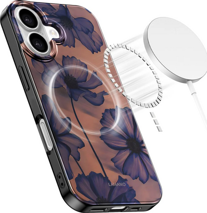 MagSafe futrola za Apple iPhone 16, Tech-Protect, Lamano Velvet Night, Crna