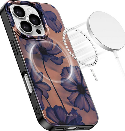 MagSafe futrola za Apple iPhone 16 Pro Max, Tech-Protect, Lamano Velvet Night, Crna