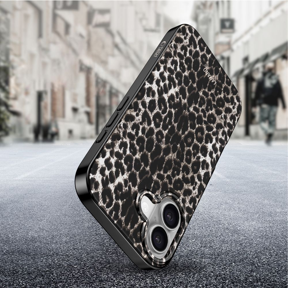 Futrola MagSafe za Apple iPhone 17, Tech-Protect, Lamano Leopard, Crna 