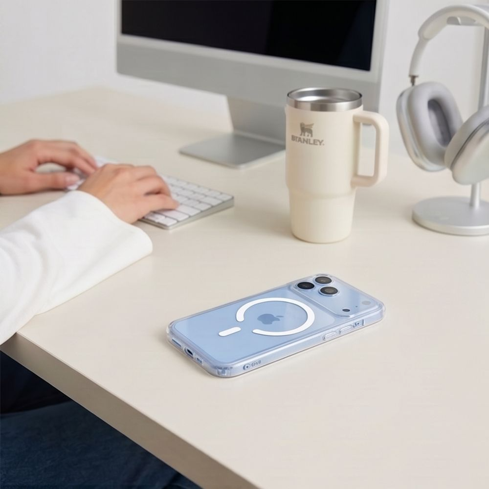 MagSafe futrola za Apple iPhone 18 Pro / 17 Pro, Tech-Protect, Flexair Hybrid, Prozirna