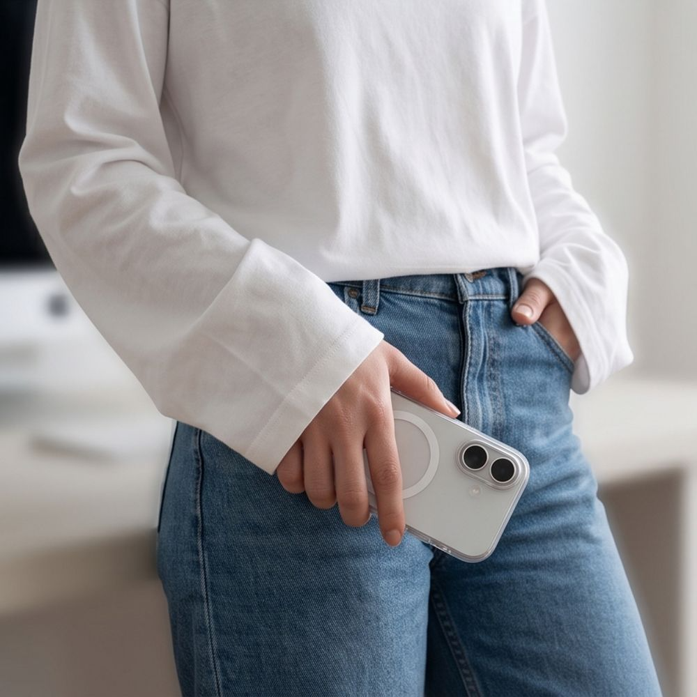 MagSafe futrola za Apple iPhone 17, Tech-Protect, MagZero, Mat Bijela