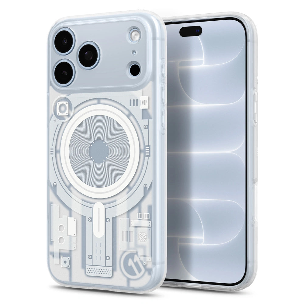 MagSafe maska za Apple iPhone 18 Pro / 17 Pro, Spigen, C11 Ultra Hybrid MagFit Element, bijela ACS12308