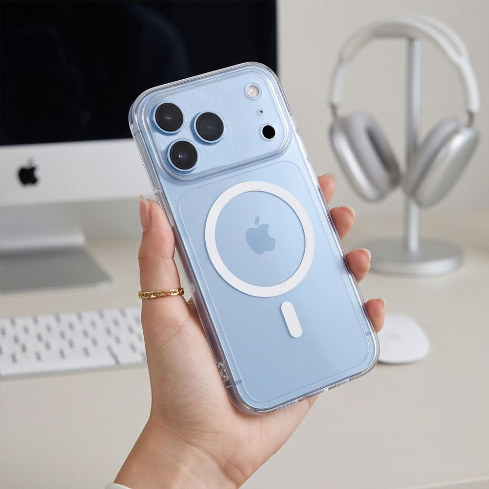 MagSafe maska za Apple iPhone 18 Pro / 17 Pro, Tech-Protect, Flexair, Prozirna