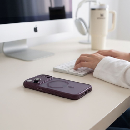 MagSafe futrola za Apple iPhone 18 Pro Max / 17 Pro Max, Tech-Protect, MagPrime CC, Mat Tamnocrvena