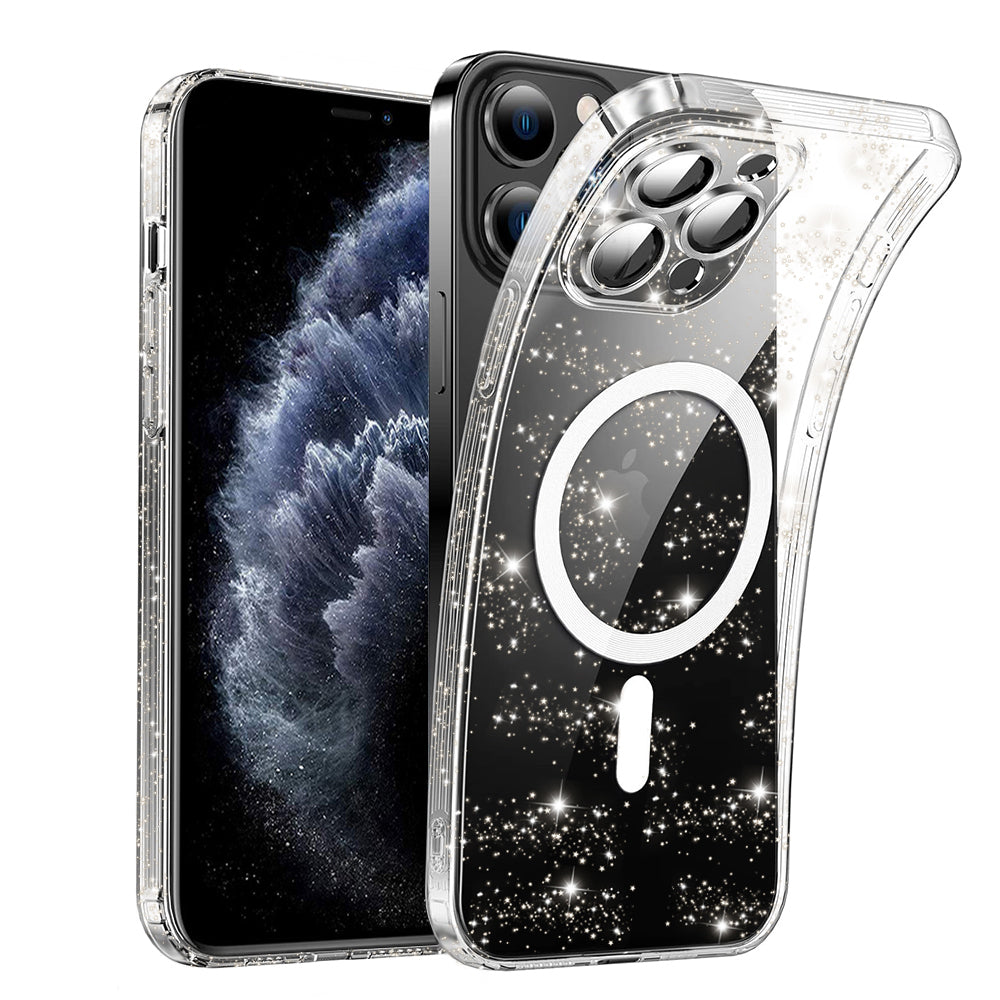 MagSafe futrola za Apple iPhone 11 Pro, Techsuit, SparkleSkin, Prozirna