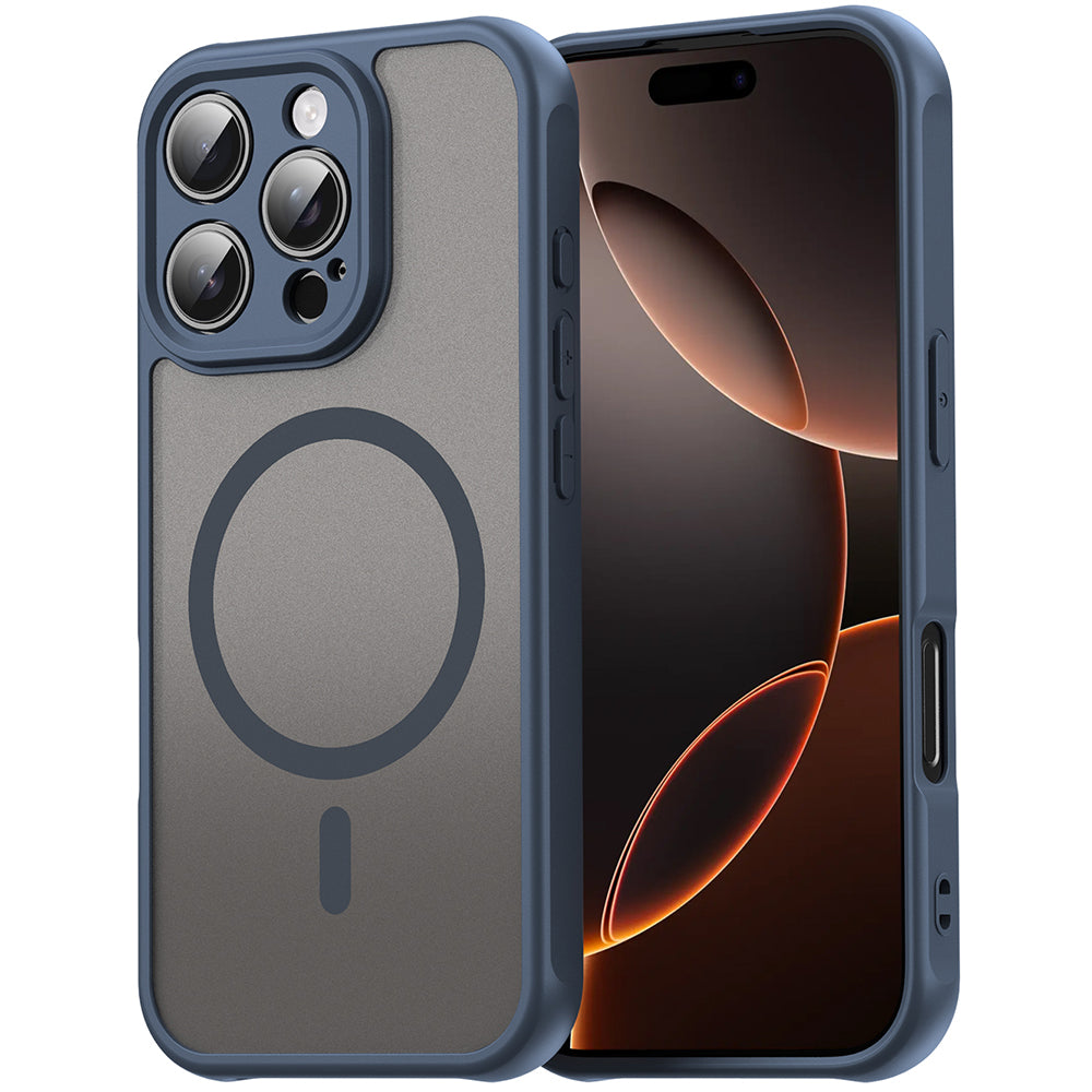 MagSafe maska za Apple iPhone 11, Techsuit, HaloFrost II, Tamnoplava