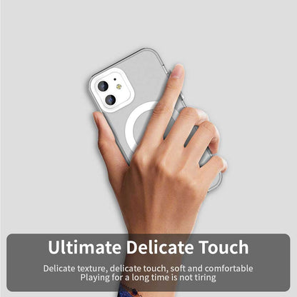 Husa MagSafe za Apple iPhone 12 / 12 Pro, Techsuit, CandyCase, Bijela