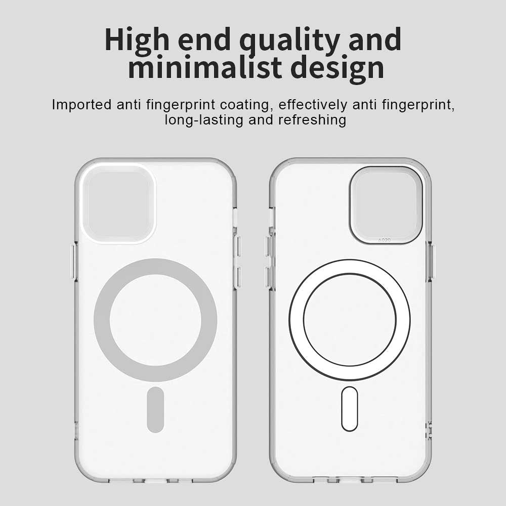 Husa MagSafe za Apple iPhone 12 / 12 Pro, Techsuit, CandyCase, Bijela