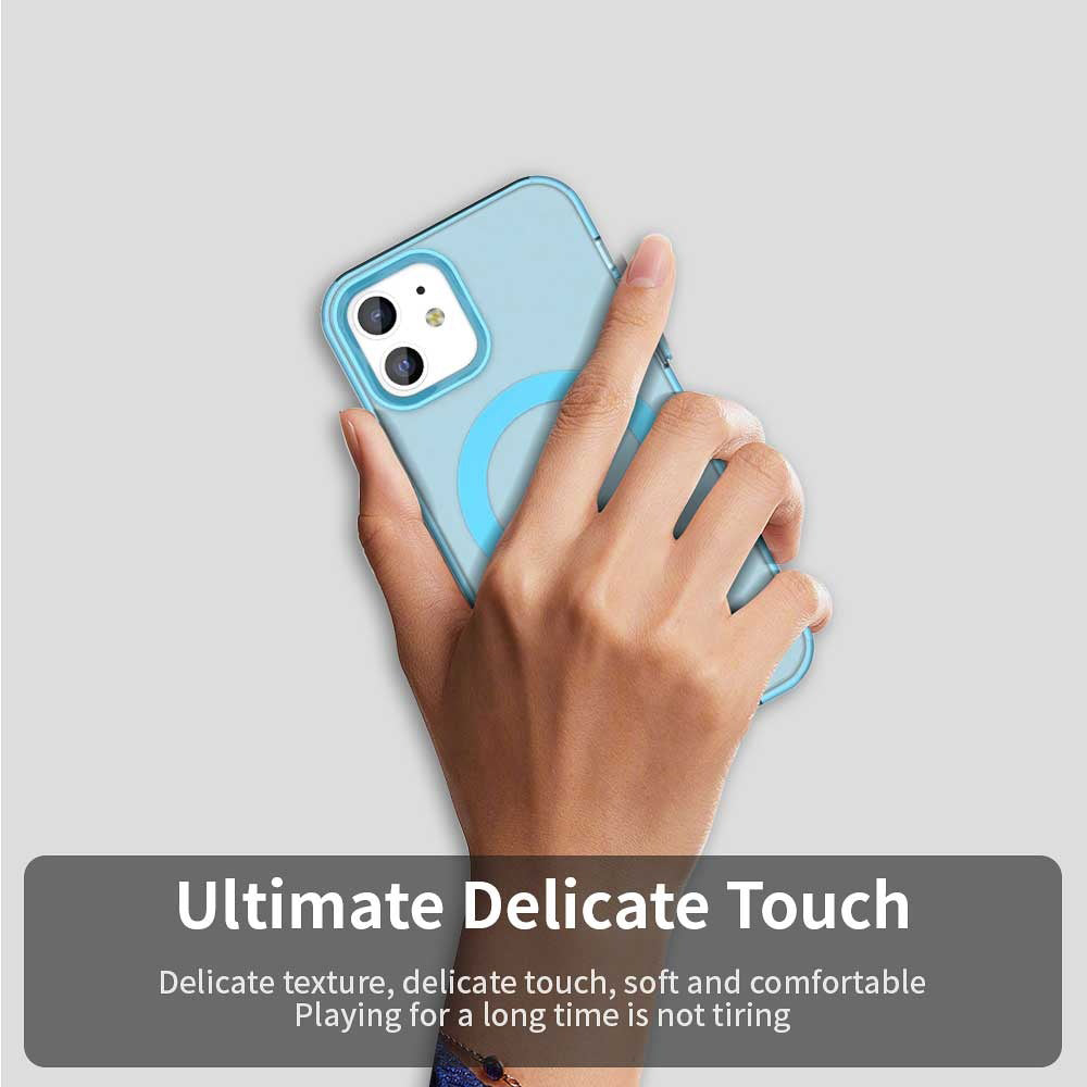 MagSafe maska za Apple iPhone 12 / 12 Pro, Techsuit, CandyCase, Plava