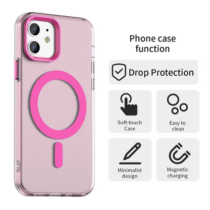 MagSafe futrola za Apple iPhone 12 / 12 Pro, Techsuit, CandyCase, Roza