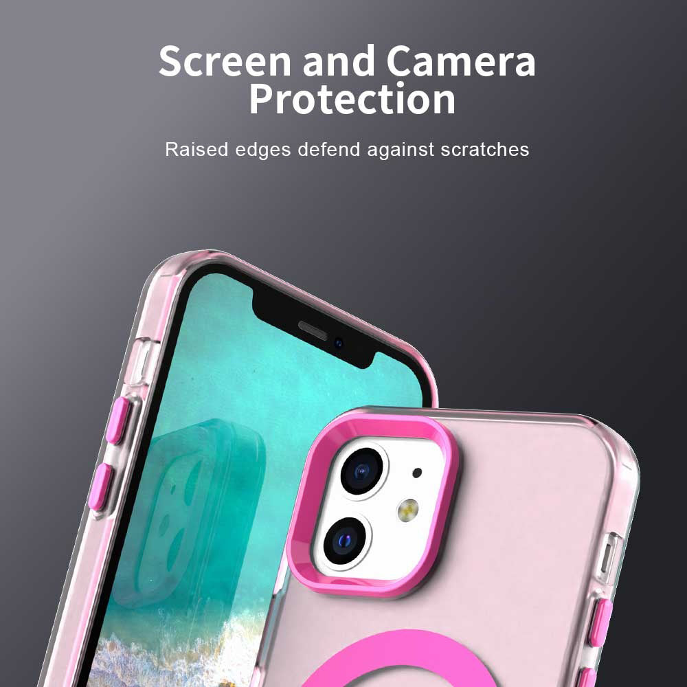 MagSafe futrola za Apple iPhone 12 / 12 Pro, Techsuit, CandyCase, Roza