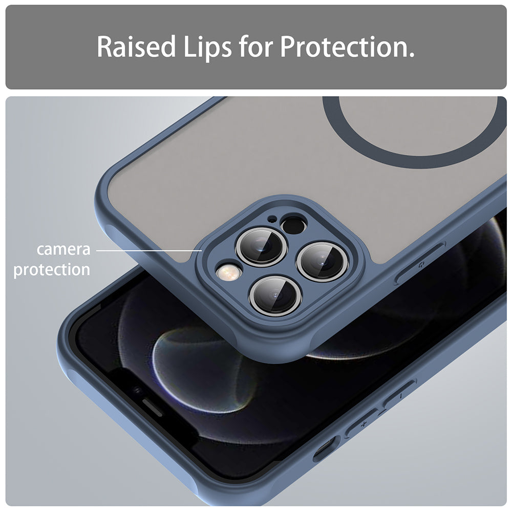 MagSafe futrola za Apple iPhone 12 Pro Max, Techsuit, HaloFrost II, Tamnoplava