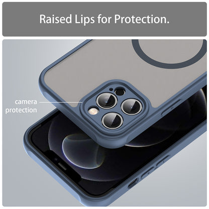 MagSafe futrola za Apple iPhone 12 Pro Max, Techsuit, HaloFrost II, Tamnoplava