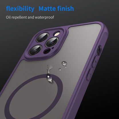MagSafe maska za Apple iPhone 12 Pro Max, Techsuit, HaloFrost II, Ljubičasta
